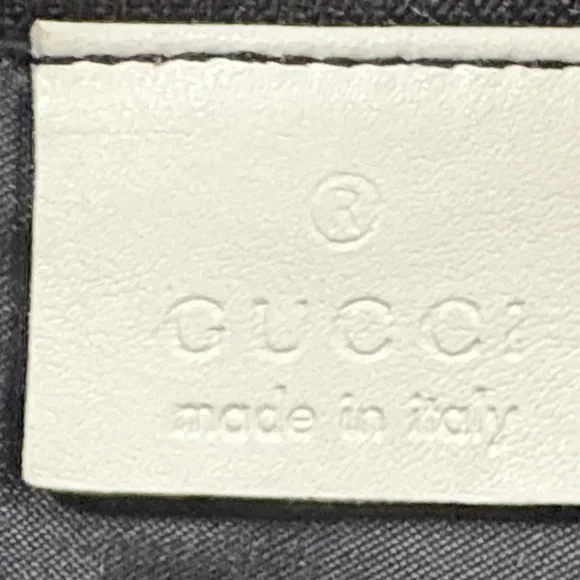 Gucci White Leather Drawstring Shoulder Bag with Bamboo Handle-Bag new - Picture 10 of 16